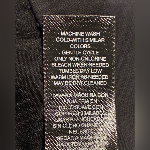 White House Black Market Genesis Convertible Black Dress Size 10 Knee Length NWT - Picture 12 of 16